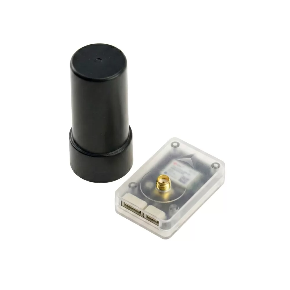 MicoAir MG-F10-C dual-band GNSS module with quad-helix antenna and IST8310 compass