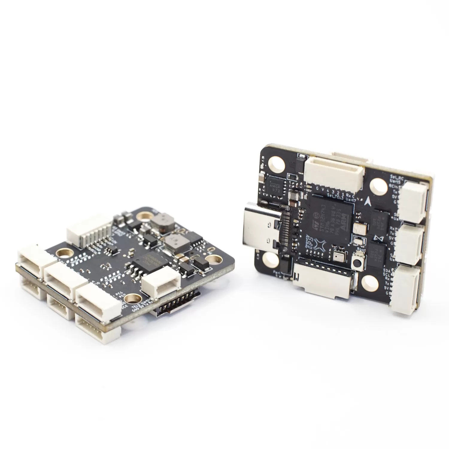 NxtPX4 V2 mini flight controller — 20×20 mount, STM32H743, dual BMI088, open-source HKUST design